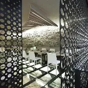 Interior Design Using Decorative Steel Mesh