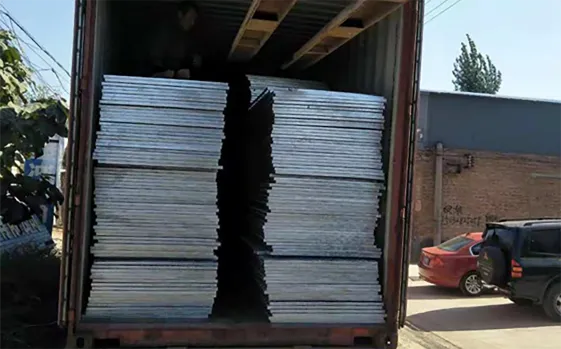 galvanised steel walkway grating