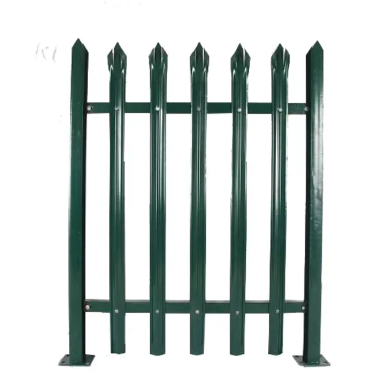 Metal Easily Assembled 6FT X 8FT Wrought Iron Fence Steel Picket Fence